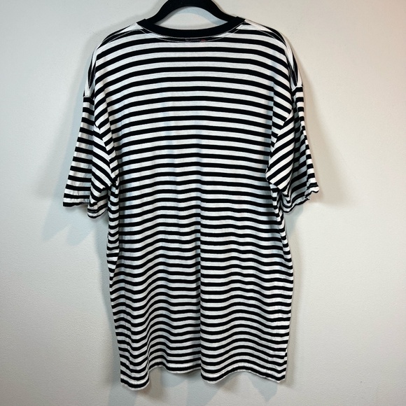 Full Send Nelk Boys Striped Crewneck T-Shirt Black White Embroidered Logo  Sz XL - Picture 7 of 11